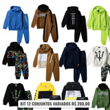 KIT 12 CONJUNTOS MASCULINOS