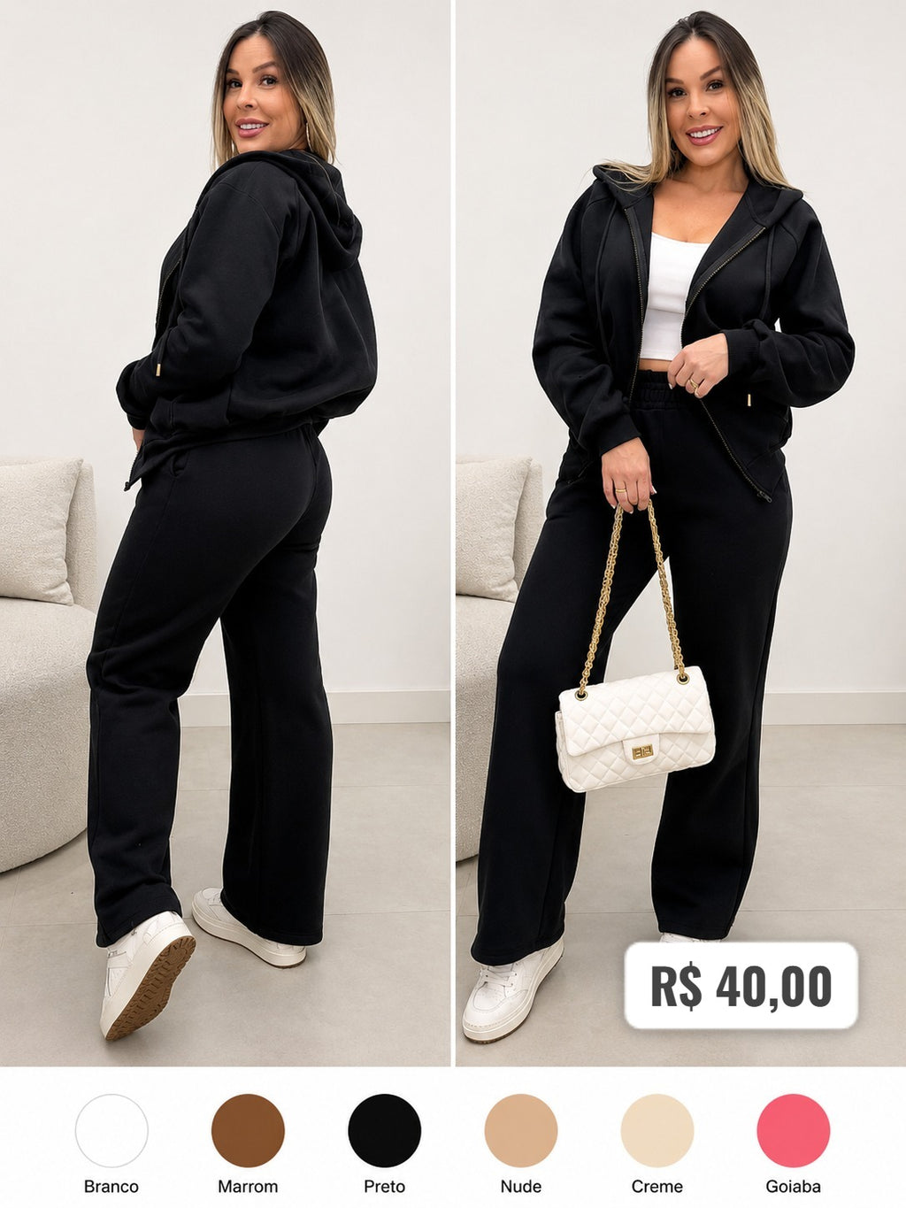 Conjunto Moleton de Inverno 587 ( Peça inclusa no Queimão  de Inverno )