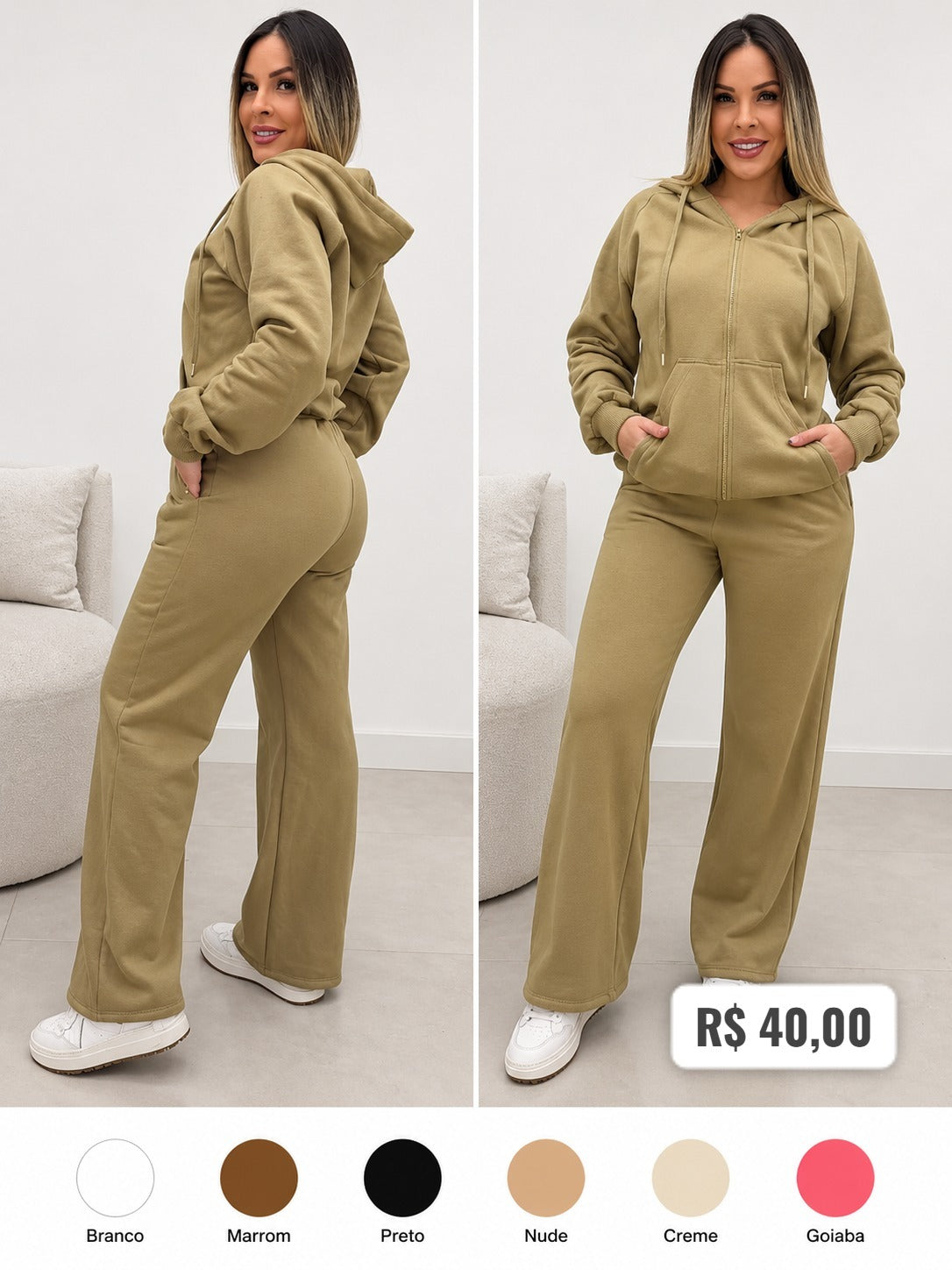 Conjunto Moleton de Inverno 587 ( Peça inclusa no Queimão  de Inverno )