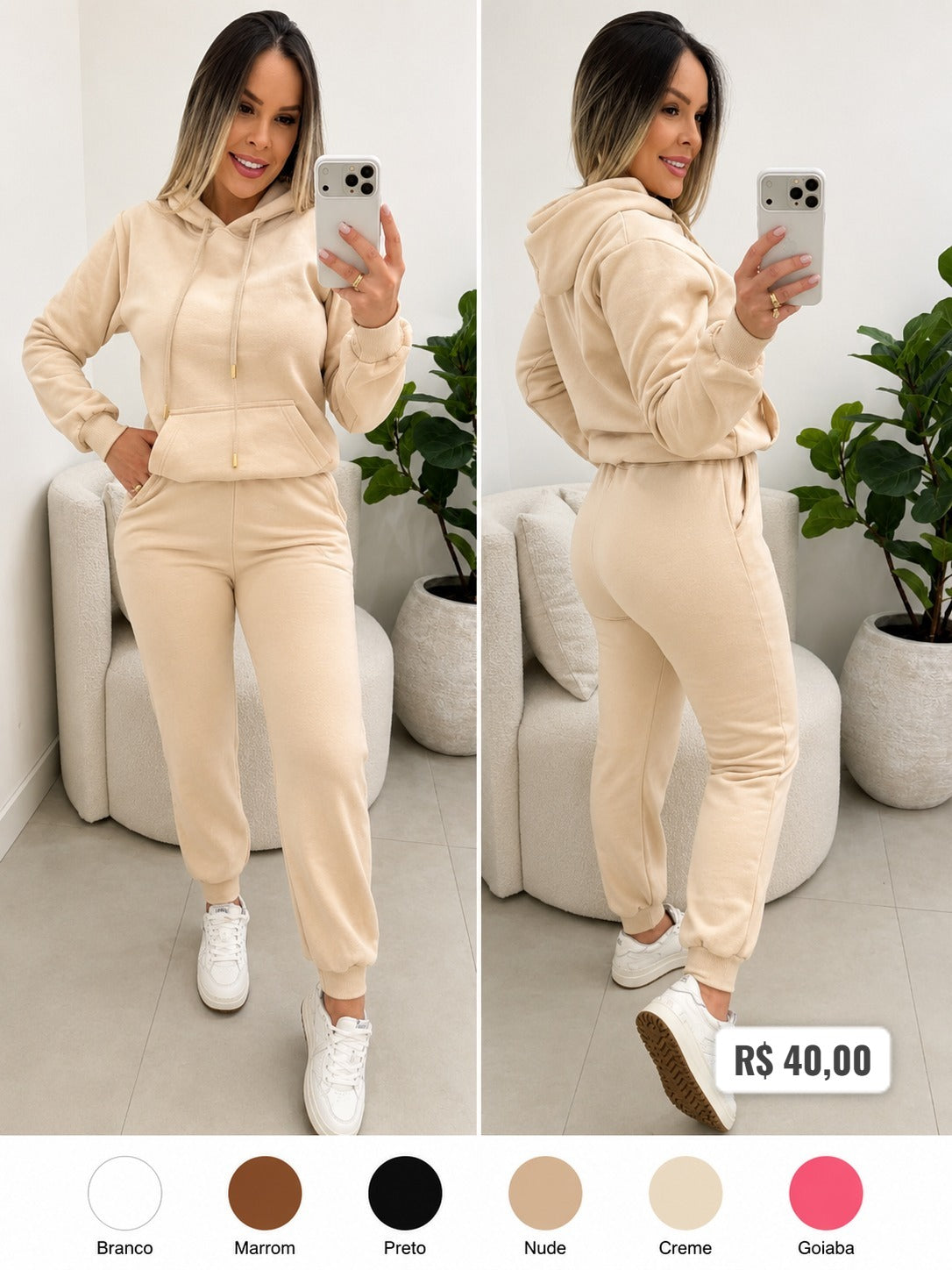 Conjunto Moleton de Inverno 587 ( Peça inclusa no Queimão  de Inverno )
