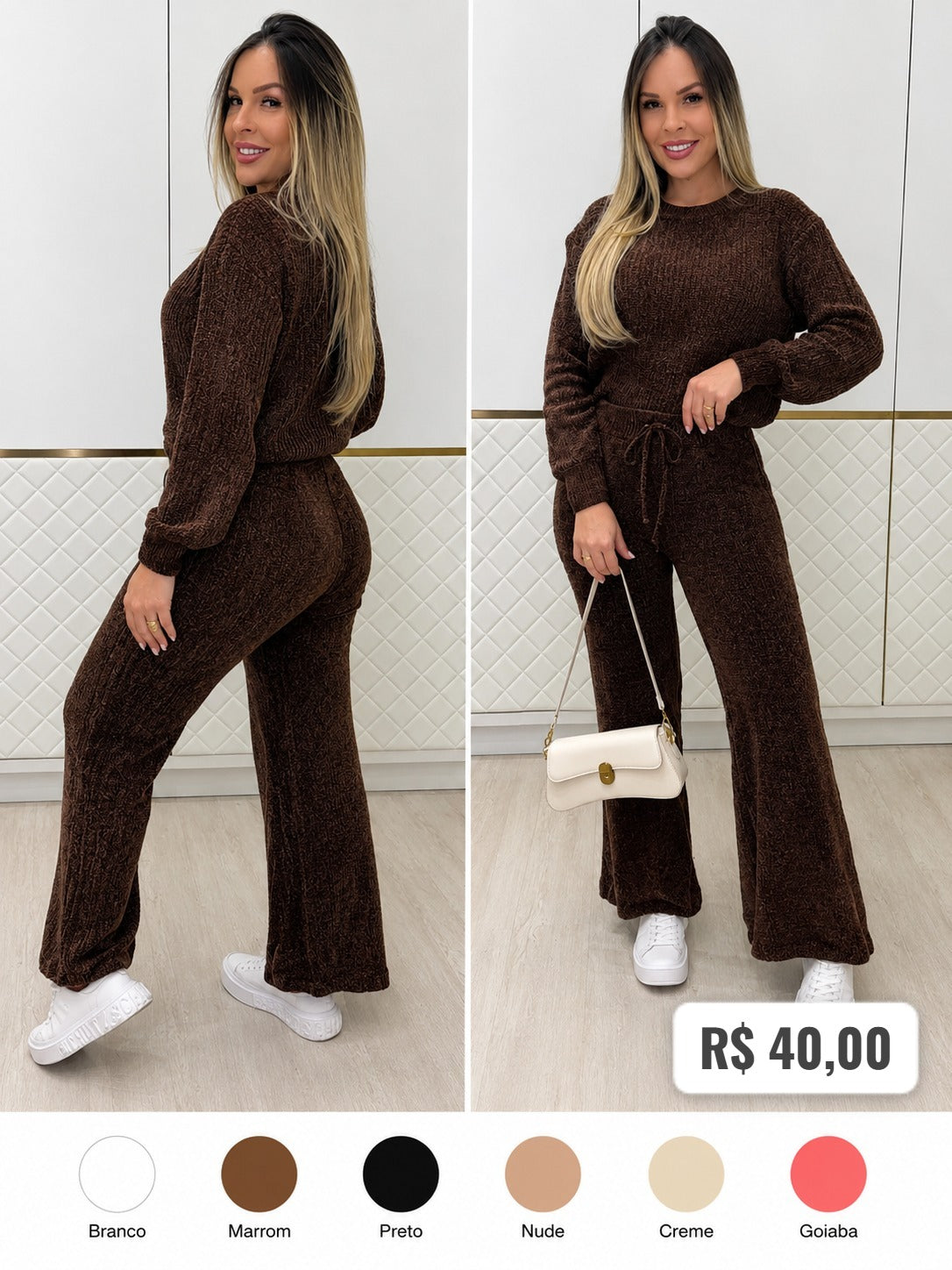 Conjunto Inverno Feminino 669 ( Peça inclusa no Queimão  de Inverno )