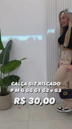 Calça Giz Riscado